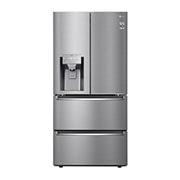 LG Slim Fit Multi-Door mit Eis-, Crushed Ice- und Wasserspender I 517 Liter Kapazität I Energieeffizienzklasse F I Edelstahl I GML643PZ6F, GML643PZ6F