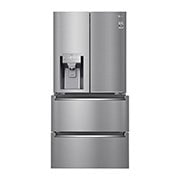 LG Slim Fit Multi-Door mit Eis-, Crushed Ice- und Wasserspender I 517 Liter Kapazität I Energieeffizienzklasse F I Edelstahl I GML643PZ6F, GML643PZ6F