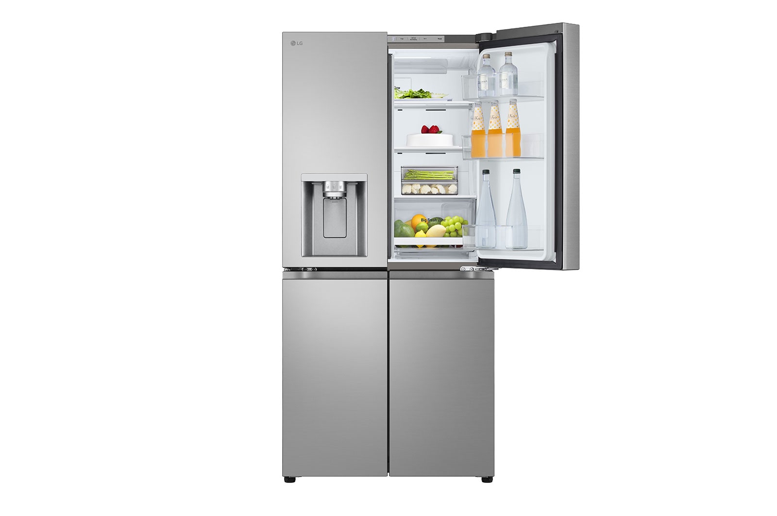 LG Mehrtüriger Kühlschrank, DoorCooling+™ und ThinQ™ Technologie, 508L Fassungsvermögen, GML861PYPE