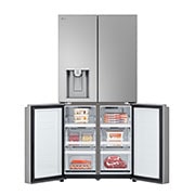 LG Mehrtüriger Kühlschrank, DoorCooling+™ und ThinQ™ Technologie, 508L Fassungsvermögen, GML861PYPE