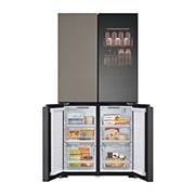 LG InstaView mit MoodUP®️ Multi-Door | Eingebauter Lautsprecher | Total No Frost | GMV960NNME, GMV960NNME