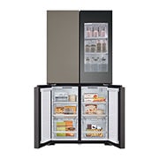 LG InstaView mit MoodUP®️ Multi-Door | Eingebauter Lautsprecher | Total No Frost | GMV960NNME, GMV960NNME