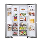 LG Side-by-Side | 655 L Kapazität | Total No Frost | Door Cooling+™ | Multiairflow Umluftkühlung, GSBV70PZTE