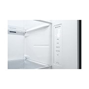 LG Side-by-Side | 655 L Kapazität | Total No Frost | Door Cooling+™ | Multiairflow Umluftkühlung, GSBV70PZTE