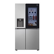 LG Side-by-Side mit InstaView | Eis-, Crushed Ice- und Wasserspender | 635 Liter Kapazität | Energieeffizienzklasse F | Interner Wassertank 4L | Matte Black | GSGV81PYLL, GSGV81PYLL