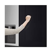 LG Side-by-Side mit InstaView | Eis-, Crushed Ice- und Wasserspender | 635 Liter Kapazität | Energieeffizienzklasse F | Interner Wassertank 4L | Matte Black | GSGV81PYLL, GSGV81PYLL