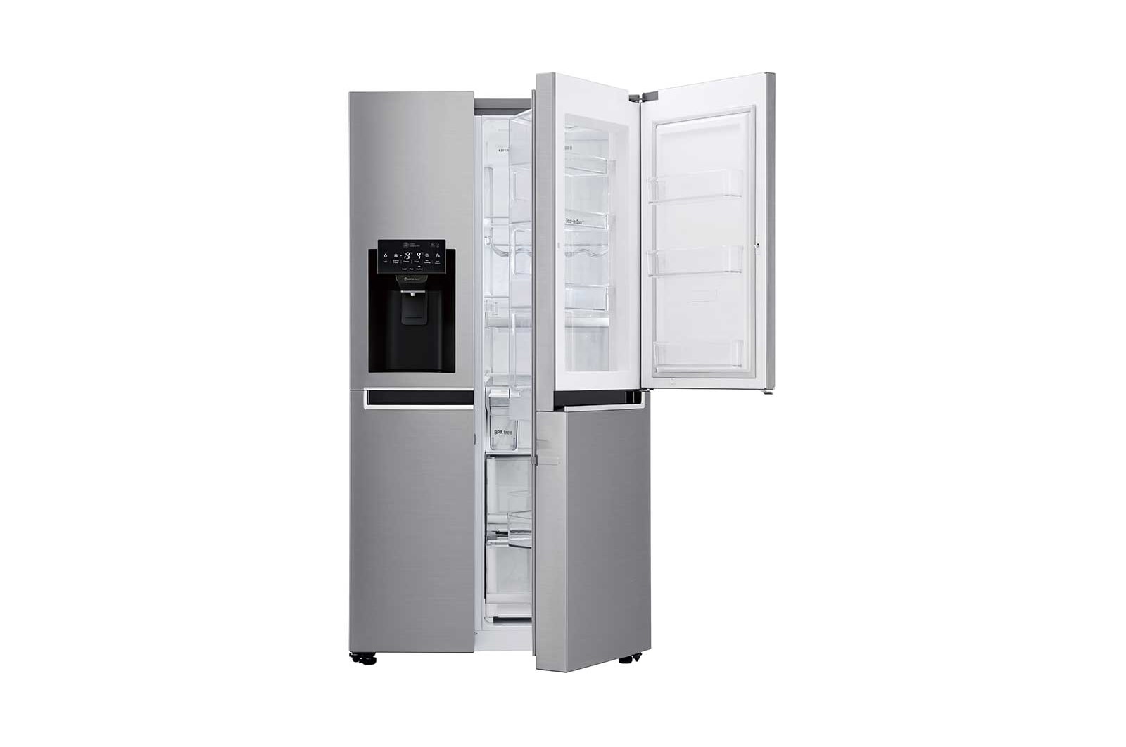 LG Side-by-Side mit Total No Frost und Moist Balance Crisper™, GSJ761PZTZ