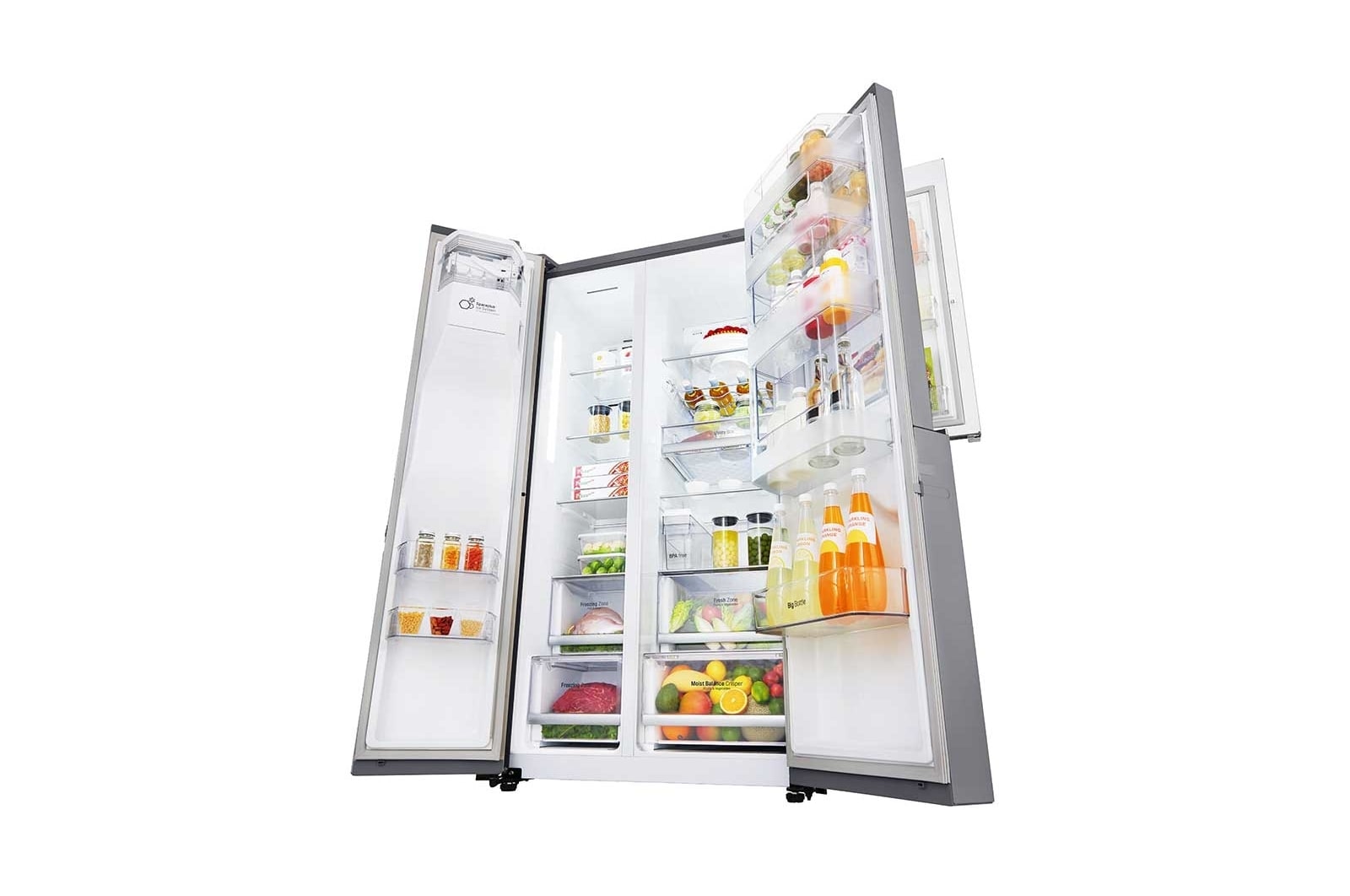 LG Side-by-Side mit Total No Frost und Moist Balance Crisper™, GSJ761PZTZ