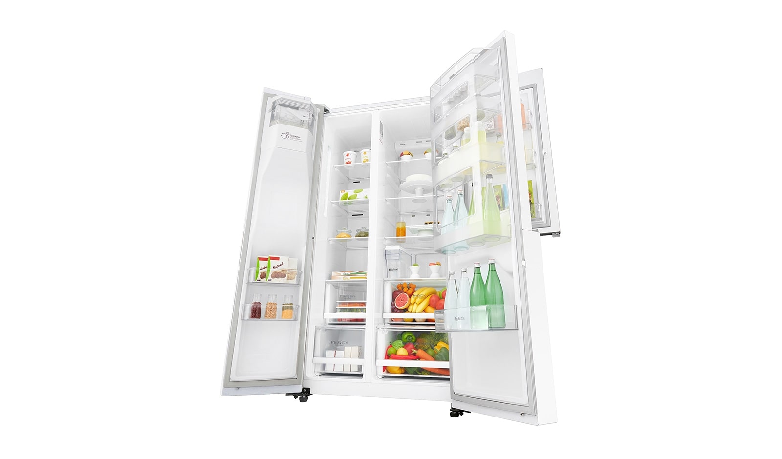 LG Side-by-Side und Door-in-Door™, kein Festwasseranschluss notwendig, GSJ761SWXZ