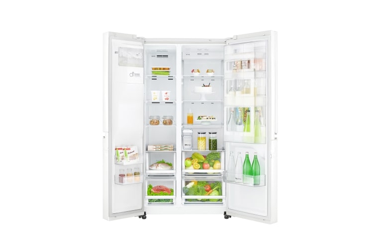 LG Side-by-Side und Door-in-Door™, kein Festwasseranschluss notwendig, GSJ761SWXZ