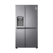 LG Side-by-Side | Eis-, Crushed Ice- und Wasserspender | 634 Liter Kapazität | Multiairflow Umluftkühlung | Dark Graphite | LG GSJV31DSXF, GSJV31DSXF