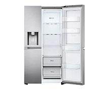 LG Side-by-Side mit Door-in-Door ™ |  Eis-, Crushed Ice- und Wasserspender  | 635 Liter Kapazität | Festwasseranschluss  | LG GSJV70PZTE, GSJV70PZTE