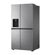 LG Side-by-Side mit Door-in-Door ™ |  Eis-, Crushed Ice- und Wasserspender  | 635 Liter Kapazität | Interner Wassertank 4L | Matt Black Steel | LG GSJV71PZLE, GSJV71PZLE