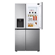 LG Side-by-Side mit Door-in-Door ™ |  Eis-, Crushed Ice- und Wasserspender  | 635 Liter Kapazität | Interner Wassertank 4L | Matt Black Steel | LG GSJV71PZLE, GSJV71PZLE