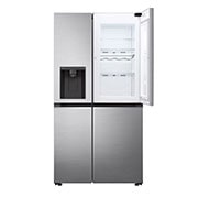 LG Side-by-Side mit Door-in-Door ™ |  Eis-, Crushed Ice- und Wasserspender  | 635 Liter Kapazität | Interner Wassertank 4L | Matt Black Steel | LG GSJV71PZLE, GSJV71PZLE