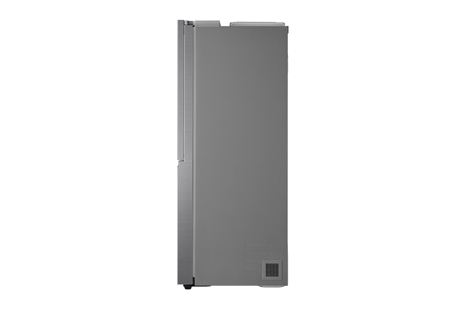 LG Side-by-Side mit Door-in-Door ™ |  Eis-, Crushed Ice- und Wasserspender  | 635 Liter Kapazität | Interner Wassertank 4L | Platinum Silver | LG GSJV71PZTE, GSJV71PZTE