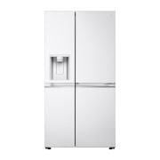 LG Side-by-Side mit Door-in-Door® | Eis-, Crushed Ice- und Wasserspender | 635 Liter Kapazität | Energieeffizienzklasse E | Interner Wassertank 4L | Super White | LG GSJV71SWTE, GSJV71SWTE