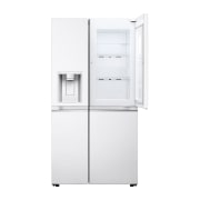 LG Side-by-Side mit Door-in-Door® | Eis-, Crushed Ice- und Wasserspender | 635 Liter Kapazität | Energieeffizienzklasse E | Interner Wassertank 4L | Super White | LG GSJV71SWTE, GSJV71SWTE