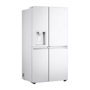 LG Side-by-Side mit Door-in-Door® | Eis-, Crushed Ice- und Wasserspender | 635 Liter Kapazität | Energieeffizienzklasse E | Interner Wassertank 4L | Super White | LG GSJV71SWTE, GSJV71SWTE