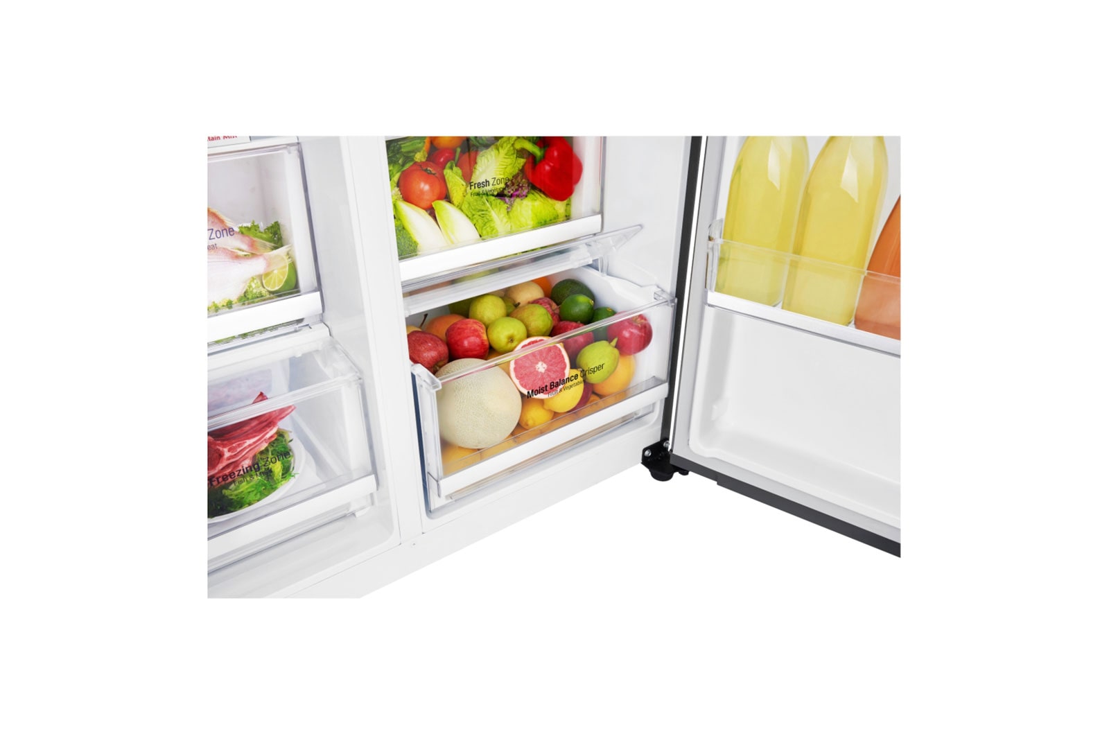 LG Side-by-Side mit Eis-, Crushed Ice- und Wasserspender | Total No Frost, GSL360ICEZ