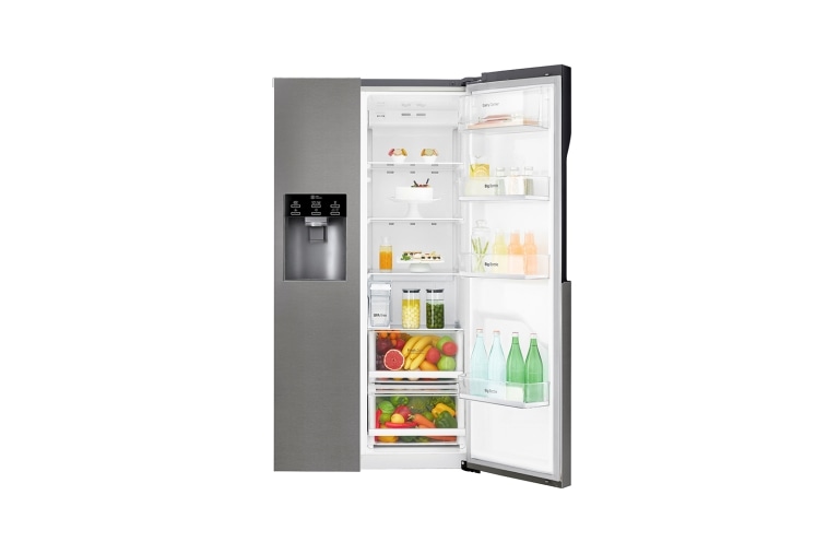 LG Side-by-Side mit Total No Frost | 606 Liter | kein Festwassernaschluss notwendig, GSL361ICEZ