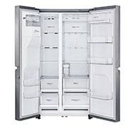 LG Side-by-Side mit mit Eis-, Crushed Ice- und Wasserspender | Total No Frost | DoorCooling+™ | 601 L Kapazität , GSL461ICEE