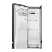 LG Side-by-Side mit mit Eis-, Crushed Ice- und Wasserspender | Total No Frost | DoorCooling+™ | 601 L Kapazität , GSL461ICEE