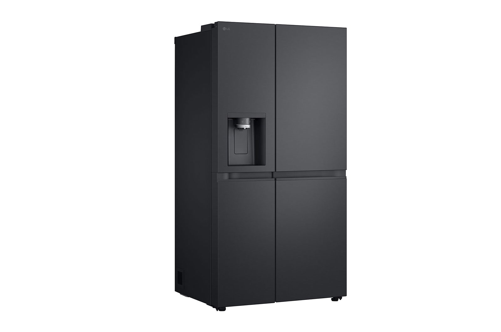 LG Side-by-Side mit Eis-, Crushed Ice- und Wasserspender | 628 Liter Kapazität | EEK C | Interner Wassertank 4L | Essence Black Steel | GSLE91EVAC, GSLE91EVAC