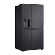 LG Side-by-Side mit Eis-, Crushed Ice- und Wasserspender | 628 Liter Kapazität | EEK C | Interner Wassertank 4L | Essence Black Steel | GSLE91EVAC, GSLE91EVAC