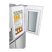 LG Side-by-Side mit InstaView Door-in-Door™ | 625 Liter Kapazität | Eis-, CrushedIce-und Wasserspender | Festwasseranschluss | Total No Frost | DoorCooling+™ |ThinQ®, GSX960NECE