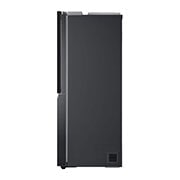 LG Side-by-Side mit  InstaView Door-in-Door® | Craft Ice, Crushed Ice, Eiswürfel und Wasserspender | 635 Liter Kapazität | Energieeffizienzklasse E | Festwasseranschluss | Matte Black Steel | LG GSXV90MCDE, GSXV90MCDE