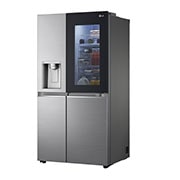 LG Side-by-Side mit InstaView Door-in-Door ™ | Eis-, Crushed Ice- und Wasserspender | 635 Liter Kapazität | Interner Wassertank 4L | LG GSXV91PZAE, GSXV91PZAE