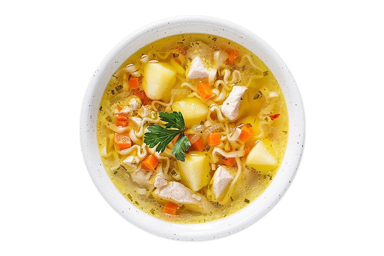 Klare Hühnersuppe