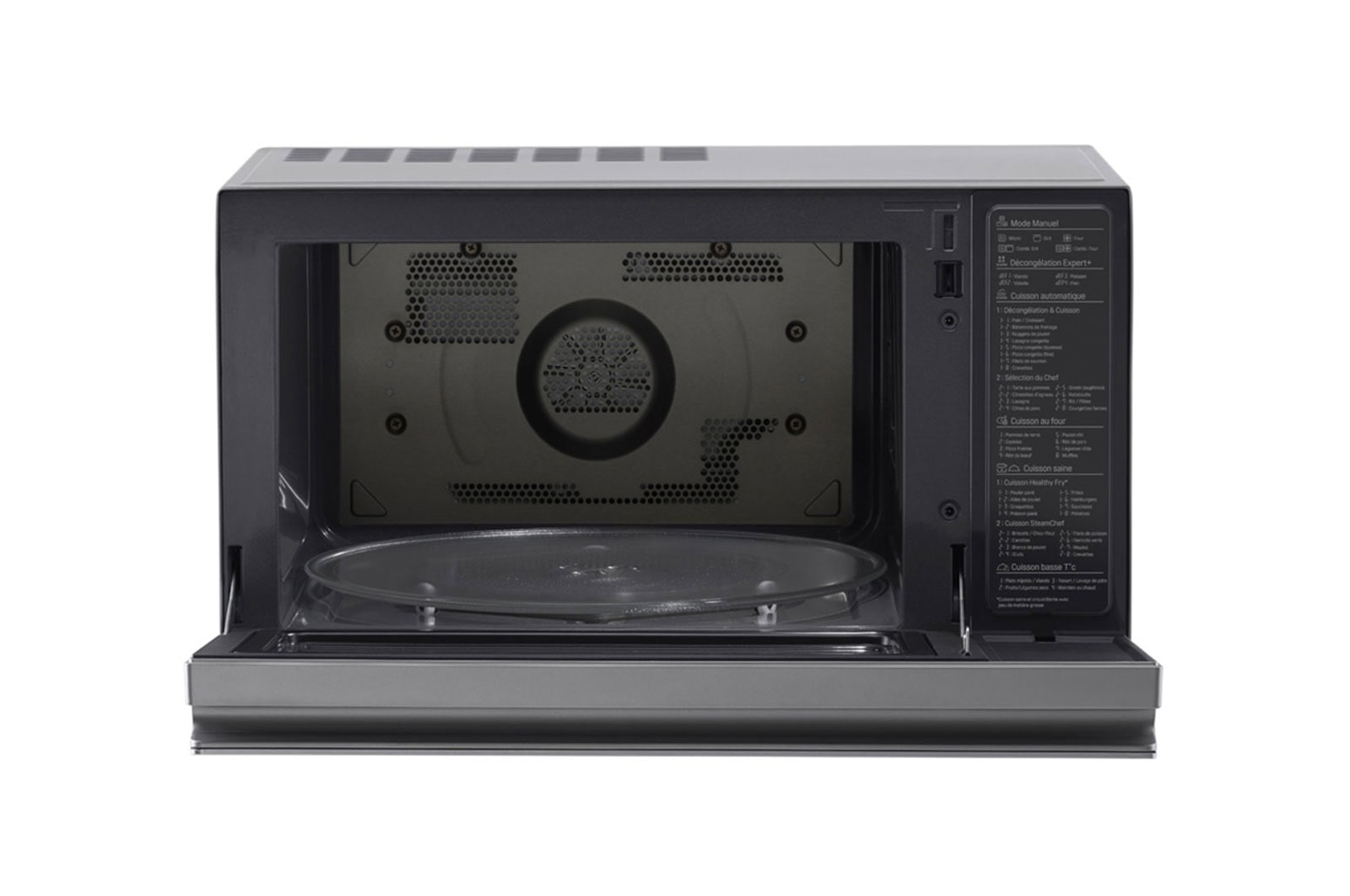 LG Mikrowellenofen mit Smart Inverter Technologie und Quarzgrill, MJ3965ACS