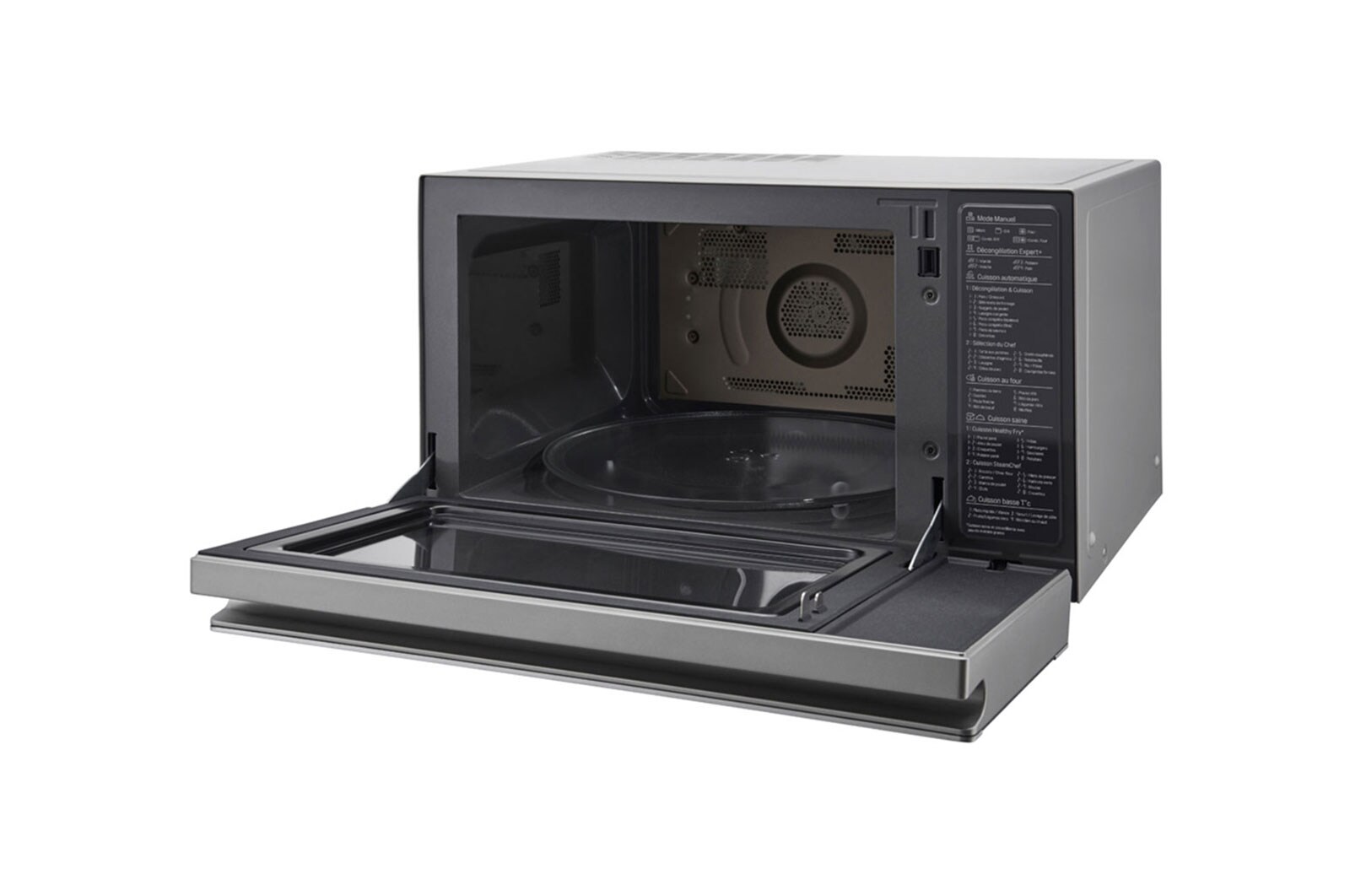 LG Mikrowellenofen mit Smart Inverter Technologie und Quarzgrill, MJ3965ACS