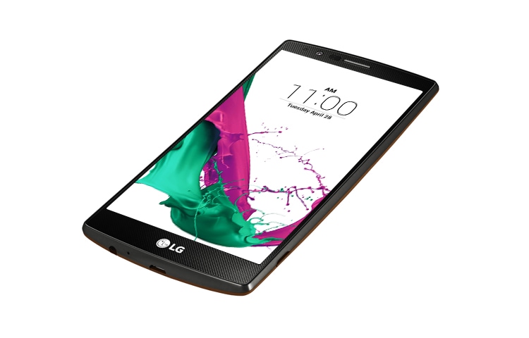 LG G4 High-End Smartphone mit 5,5 Zoll Quad-HD Display, 1,8 GHz Hexa-Core Prozessor und Android Lollipop 5.1, H815