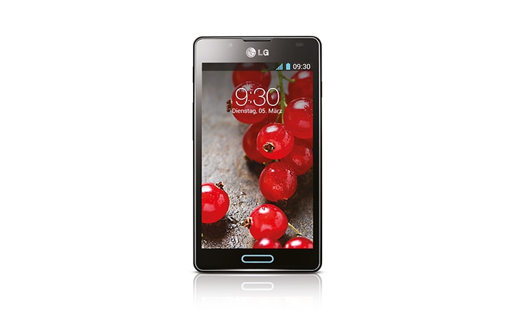 LG OPTIMUS L7'' Android Smartphone mit 4,3 Zoll IPS Full-Touchdisplay, 1 GHz Dual-Core Prozessor und 8 MP Kamera mit Autofokus, P710