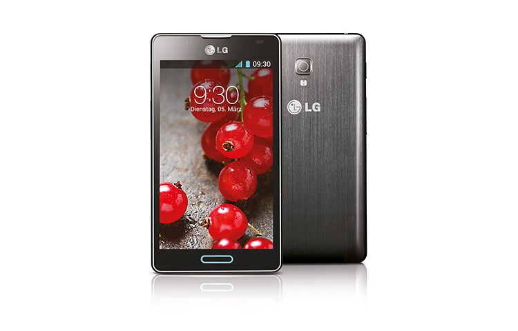 LG OPTIMUS L7'' Android Smartphone mit 4,3 Zoll IPS Full-Touchdisplay, 1 GHz Dual-Core Prozessor und 8 MP Kamera mit Autofokus, P710