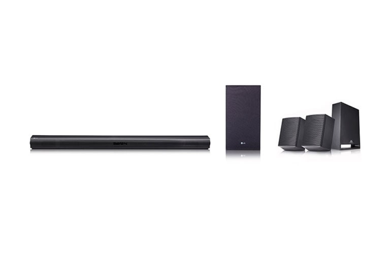 LG Soundbar mit 420 Watt und 4.1-Kanal-Tonsystem, SJ4R