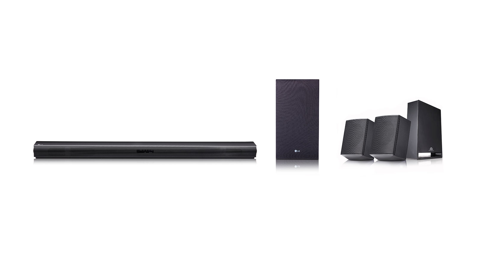 LG Soundbar mit 420 Watt und 4.1-Kanal-Tonsystem, SJ4R