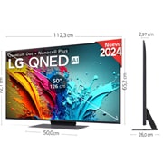 LG 86 Zoll 4K LG QNED AI Smart TV QNED86, 86QNED86T6A