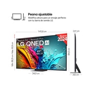 LG 65 Zoll 4K LG QNED AI Smart TV QNED86, 65QNED86T6A