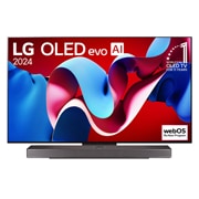 LG 55 Zoll LG OLED evo AI C4 4K Smart TV OLED55C4, OLED55C48LA