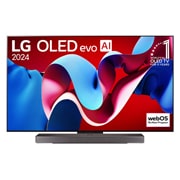 LG 77 Zoll LG OLED evo AI C4 4K Smart TV OLED77C4, OLED77C47LA