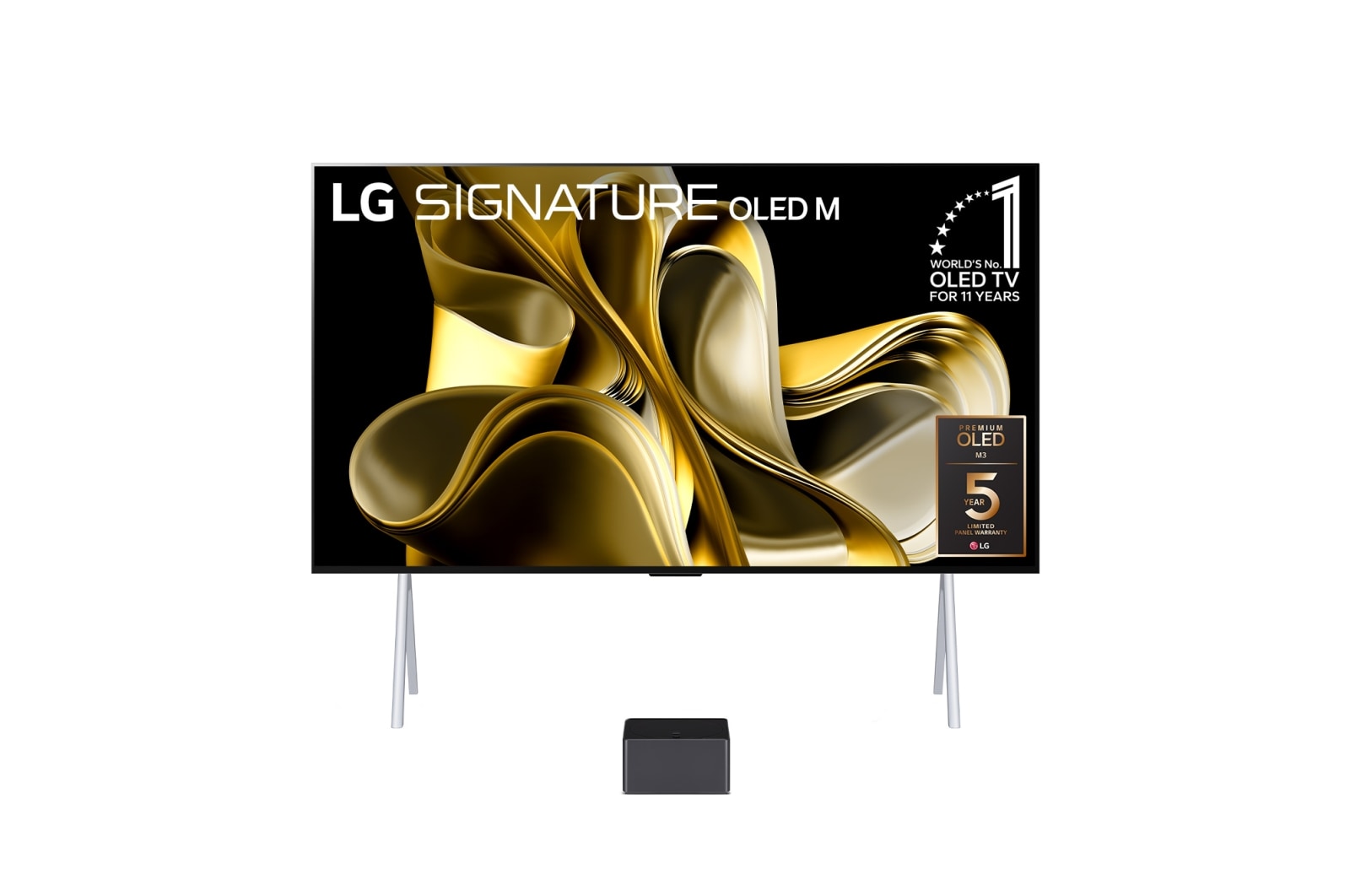 LG SIGNATURE OLED M3 4K Smart TV 97 Zoll mit kabellosem Video- und Audiotransfer, OLED97M39LA