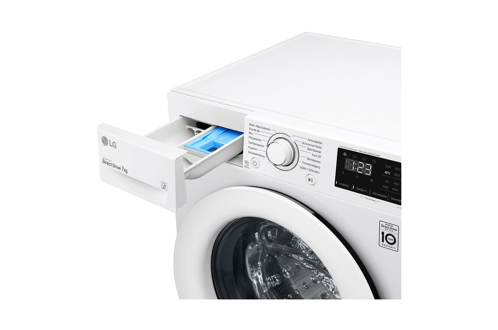LG Waschmaschine | 7 kg | AI DirectDrive™ | 6 Motion DirectDrive™, F14WM7LN0E