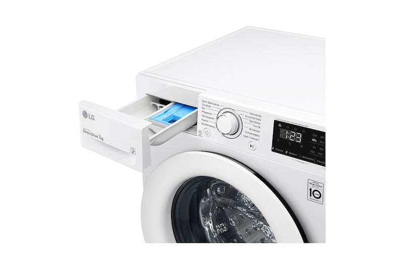 LG Waschmaschine | 7 kg | AI DirectDrive™ | 6 Motion DirectDrive™, F14WM7LN0E