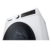 LG Waschmaschine mit 9 kg Kapazität | Energieeffizienzklasse A | 1.400 U/Min. | Weiß mit weißem Bullaugenring | LG F4WN3098M, F4WN3098M