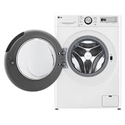 LG Waschmaschine mit 11 kg Kapazität | EEK A | 1.400 U./Min. | Weiß mit schwarzem Bullaugenring | F4WR4911P, F4WR4911P