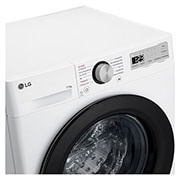 LG Waschmaschine mit 11 kg Kapazität | EEK A | 1.400 U./Min. | Weiß mit schwarzem Bullaugenring | F4WR4911P, F4WR4911P